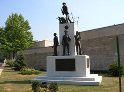 USMMA alumni monument at Fort McHenry